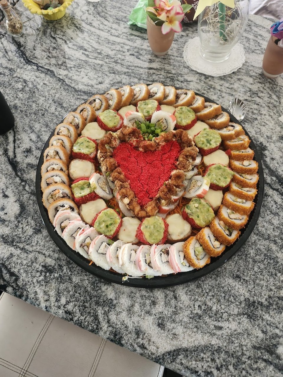 Charola Sushi-Naloa 8 Rollos a Escojer